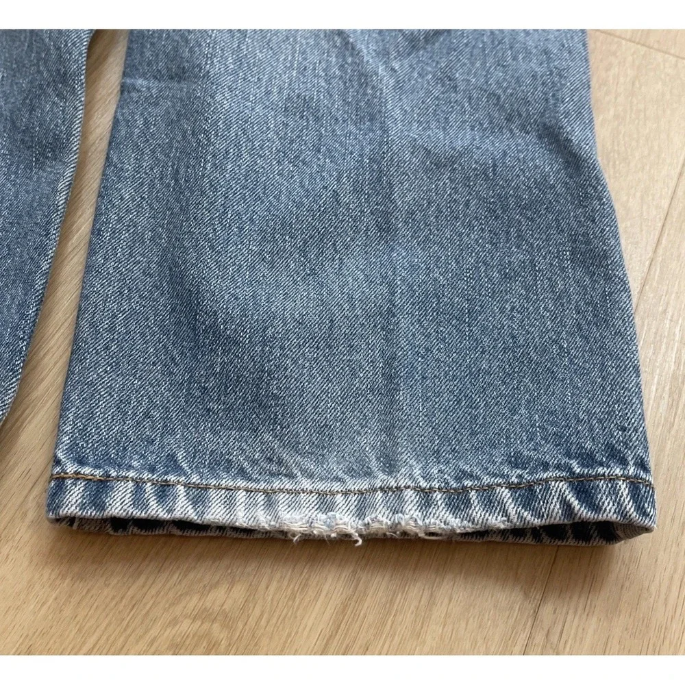 Levi's 505 Denim Jeans Men's 36x29 Regular Fit Straight Leg Med Wash Relaxed 1